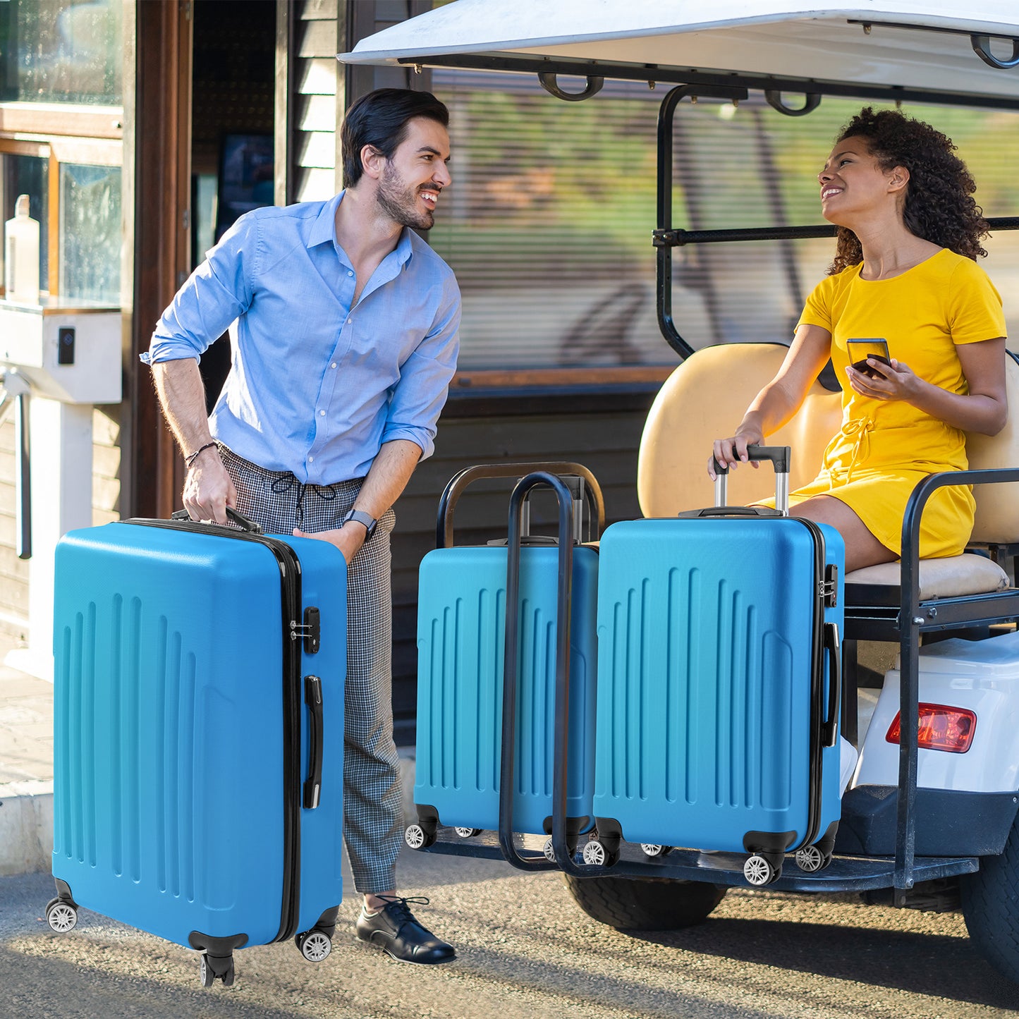 Three In One Suitcase, 20in, 24in, 28in