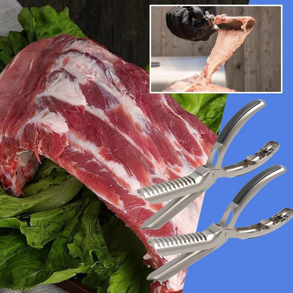 1/2Pcs Rib Membrane Remover Stainless Steel Tool Kit For Easy Membrane Removal