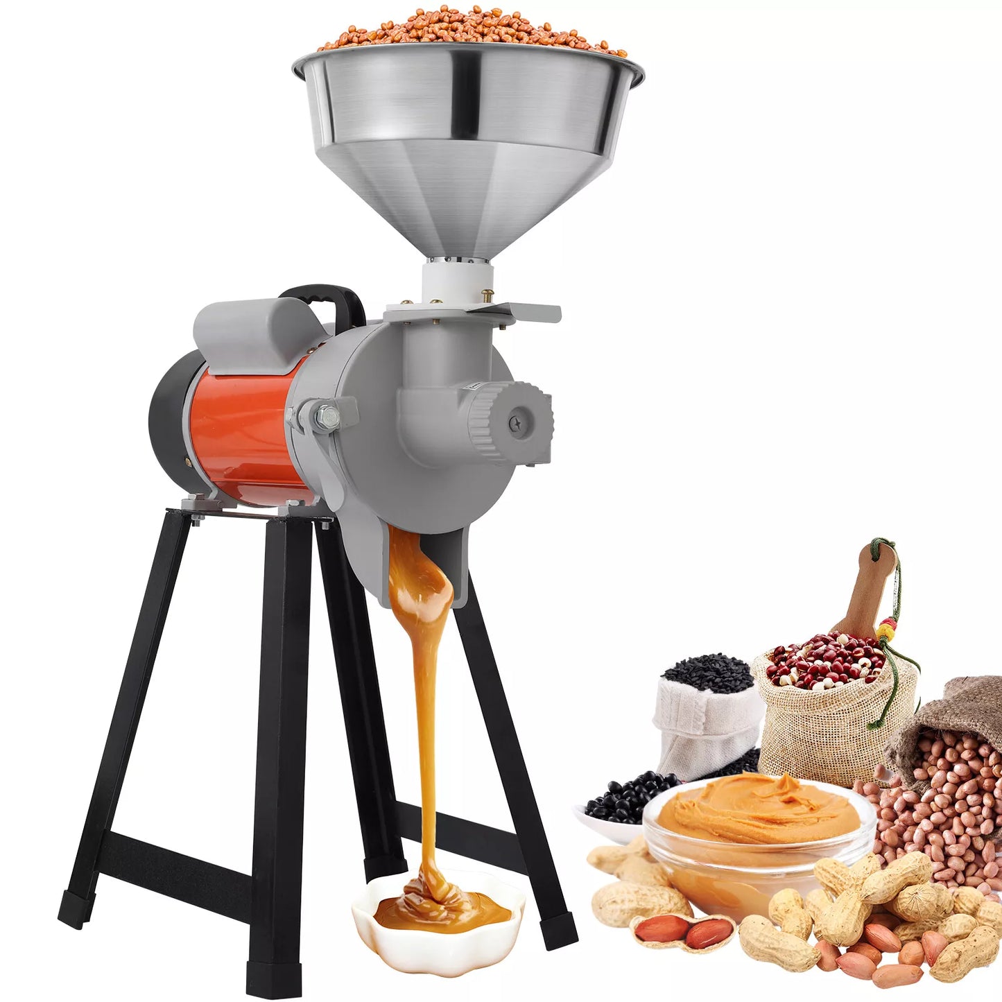 110V 1500W Electric Peanut Butter Machine Grinder Household Nut Maker Grinding - Picture 2 of 13