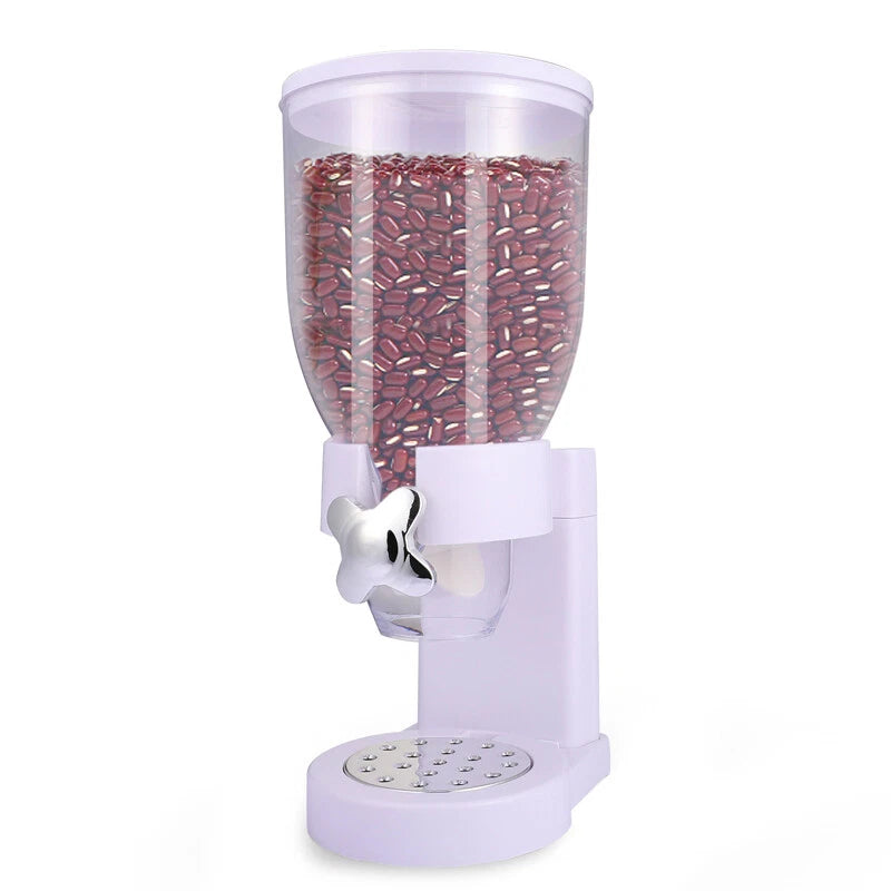 Home Cereal Dispenser Dry Food Airtight Storage Container Dual Control Machine