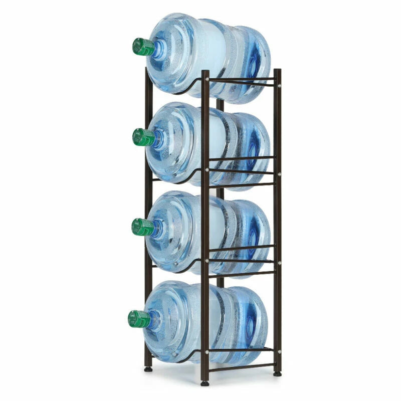 3/4/5 Tier Water Jug Holder 5 Gallon Water Bottle Holder Storage Rack Shelves