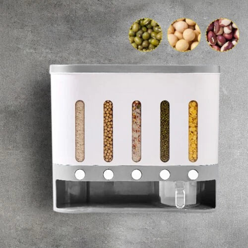 Kitchen Cereal Containers Storage Dry Food Containers Wall Mounted Dispenser