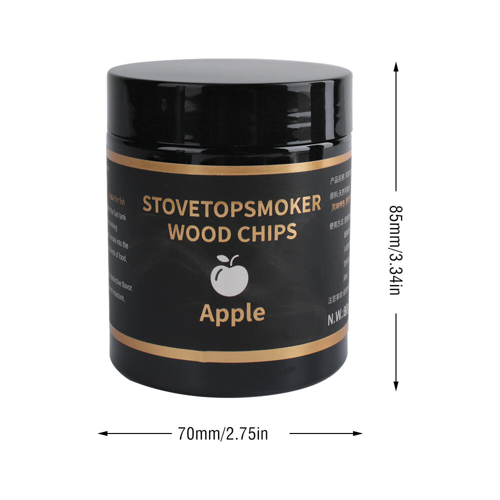 4 Flavors Wood Chips Cherry Apple Oak Pecan Sawdust Food BBQ Smoking Gun Smoke