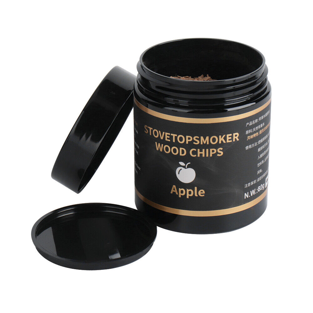 4 Flavors Wood Chips Cherry Apple Oak Pecan Sawdust Food BBQ Smoking Gun Smoke