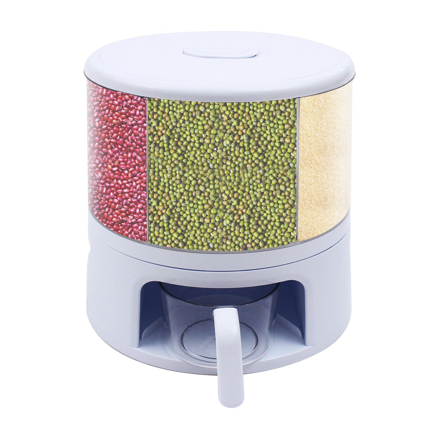 Kitchen Pantry Rice Grain Dry Food Container Large 11kg Cereal Storage Dispenser