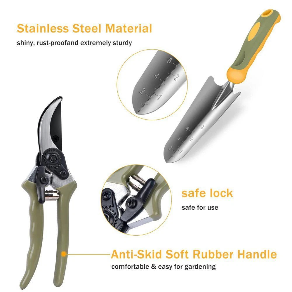9-Piece Garden Tool Set