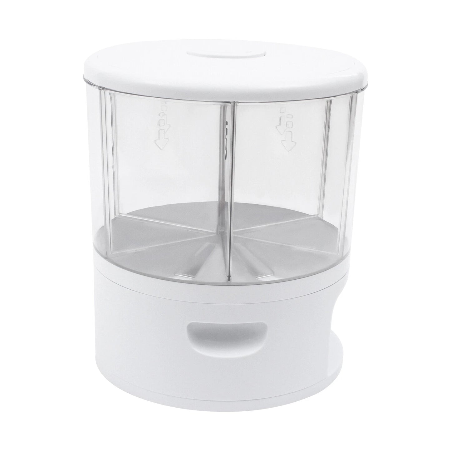 Kitchen Rotatable Rice Grain Dry Food Container 11kg Cereal Storage Dispenser