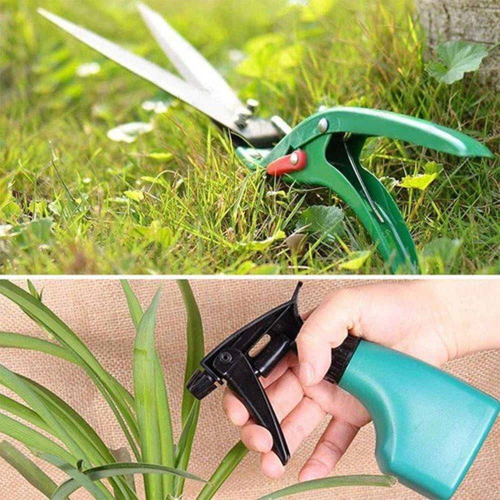 10-Piece Garden Tool Kit, Garden Tool Set (Green)