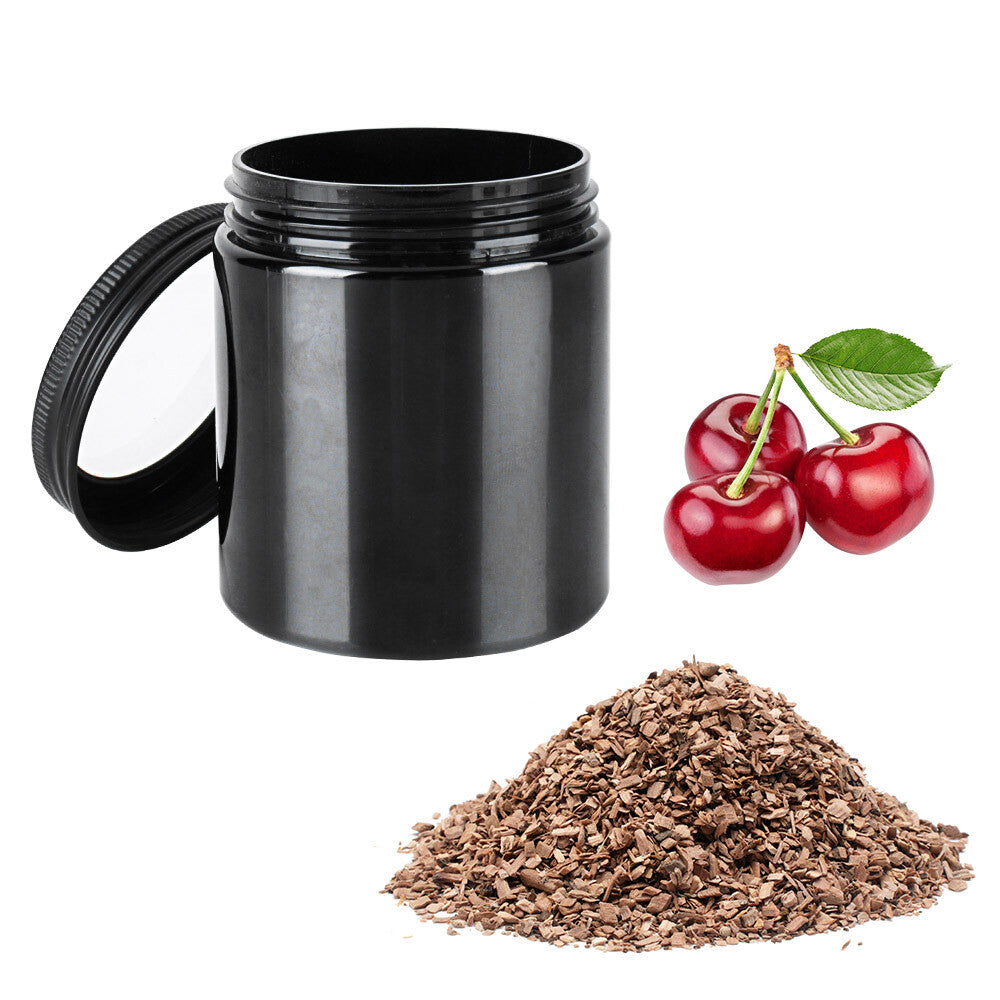 4 Flavors Wood Chips Cherry Apple Oak Pecan Sawdust Food BBQ Smoking Gun Smoke