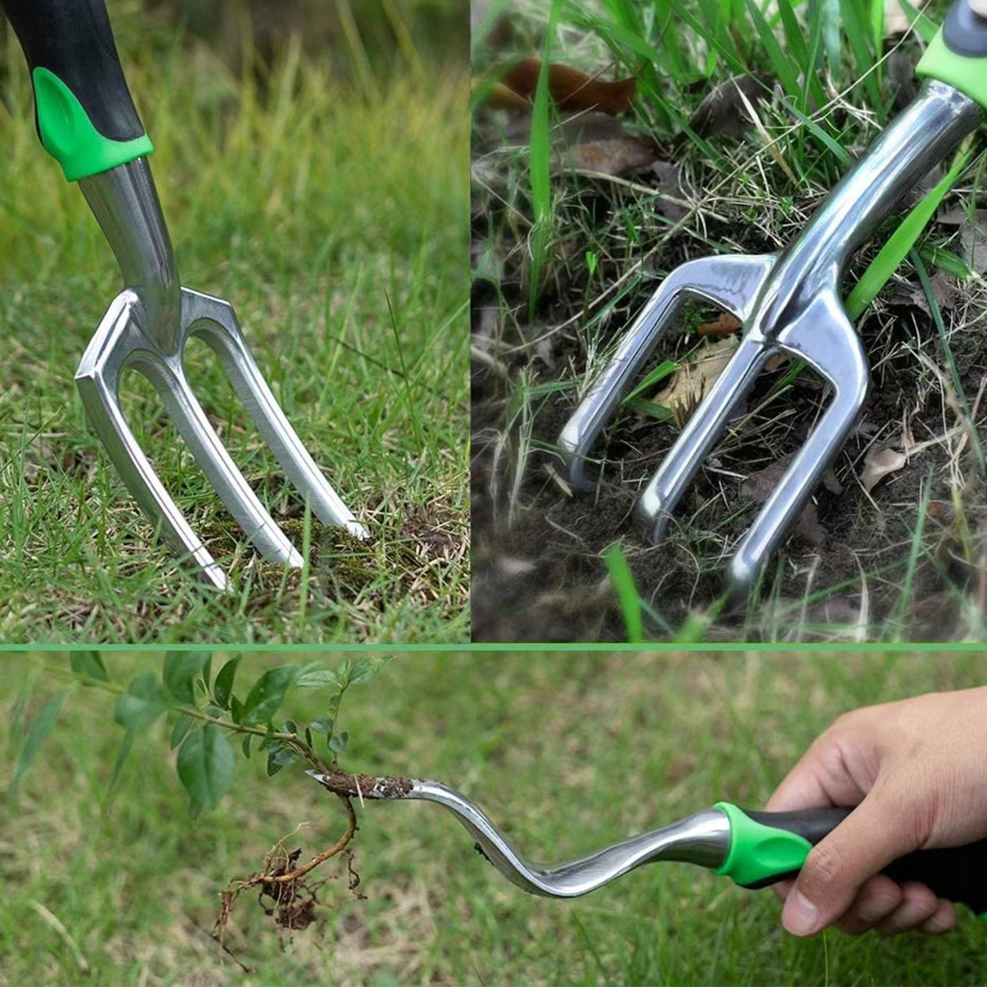 Garden Tool Set 11Pcs, Heavy Duty Gardening Tool Set, with Non-Slip Rubber Grip