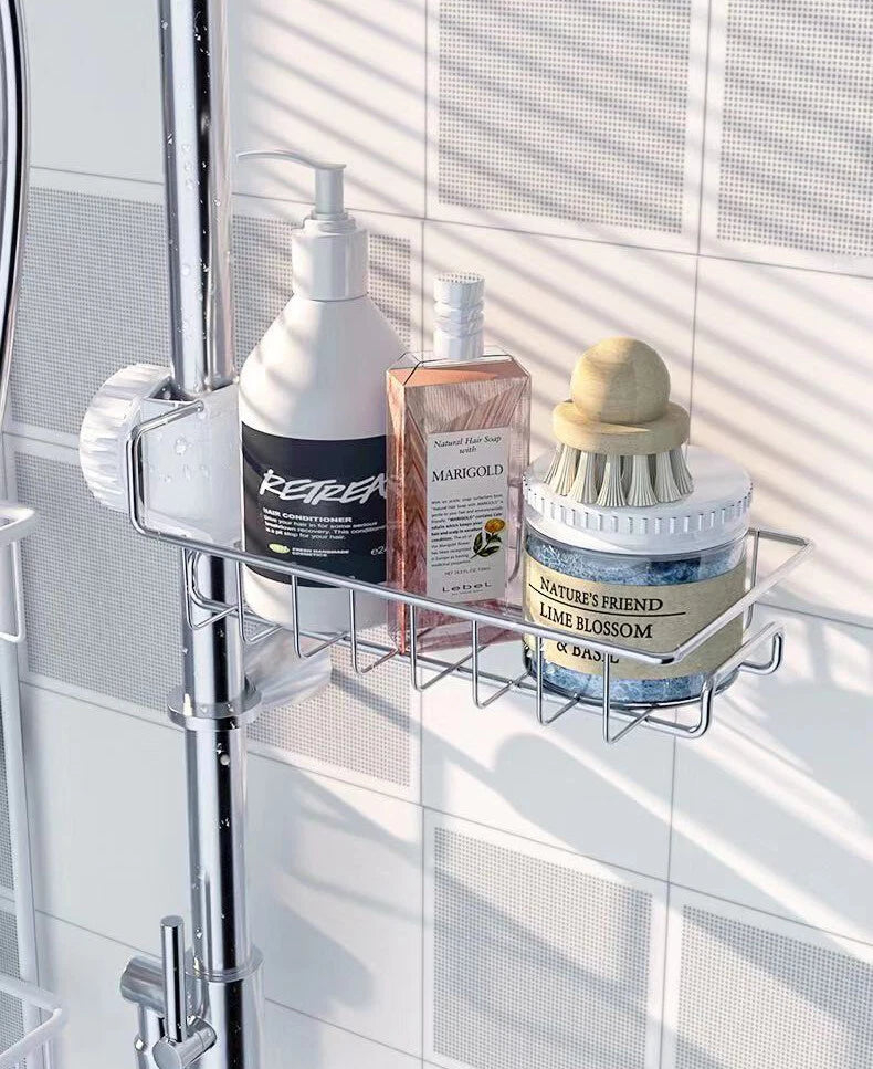 Drain Rack Storage Holder Shelf-Kitchen Sink Faucet Sponge Soap Cloth