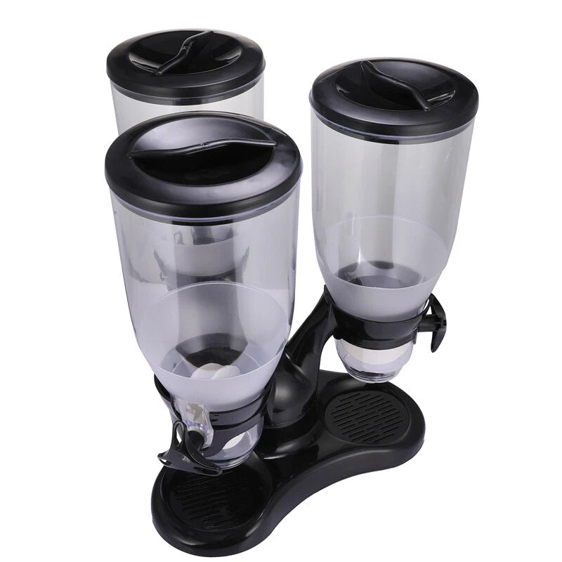 Home Cereal Dispenser Dry Food Airtight Storage Container Dual Control Machine