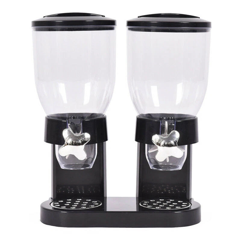 Home Cereal Dispenser Dry Food Airtight Storage Container Dual Control Machine