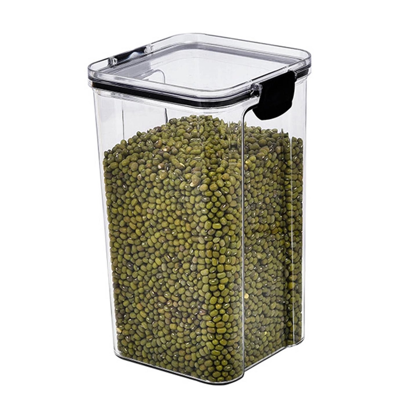 1800ml Food Storage Container Airtight Sealed Dry Food Storage Box For Kitchen