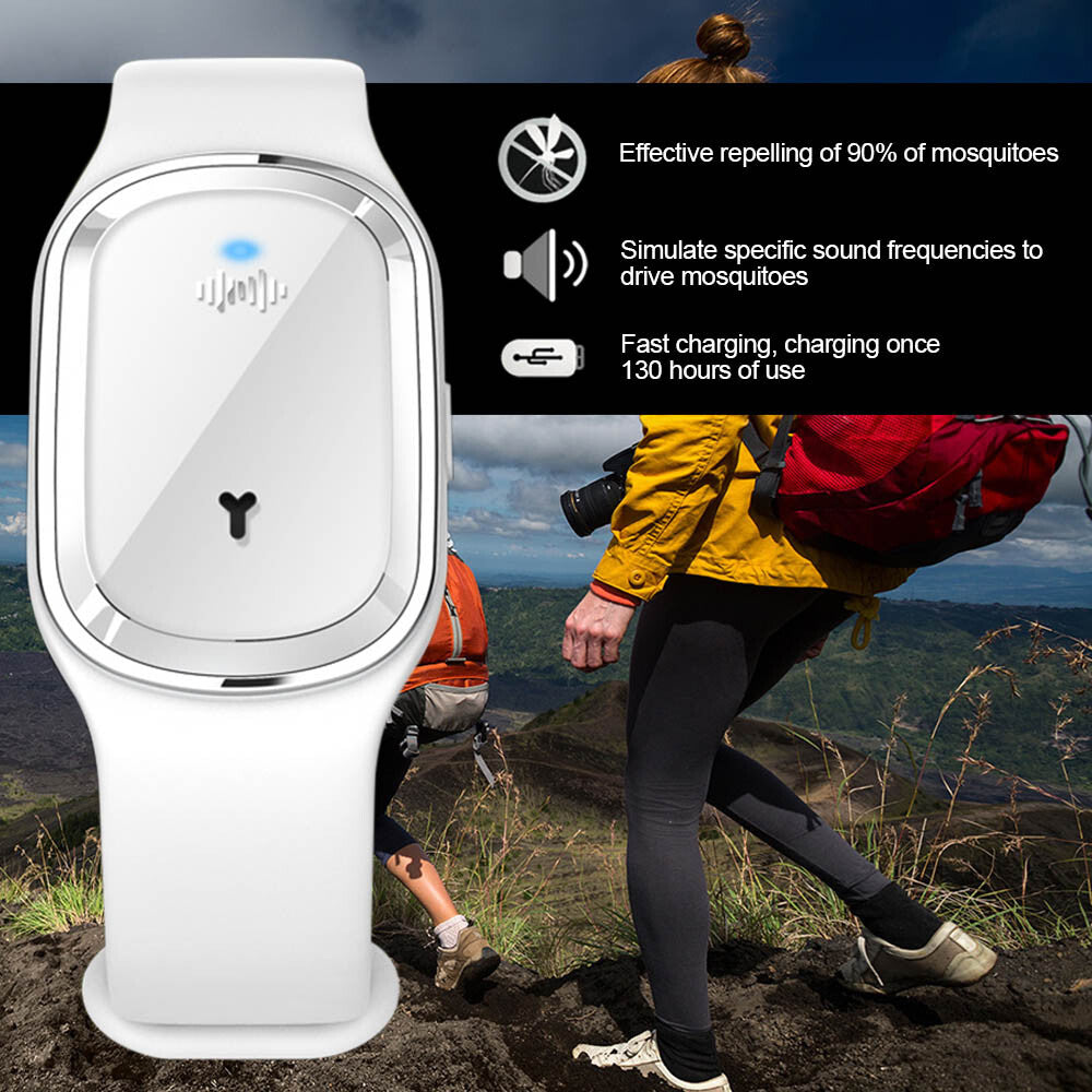 Ultrasonic Anti Mosquito Insect Pest Bugs Repellent Bracelet Repeller Wrist USA