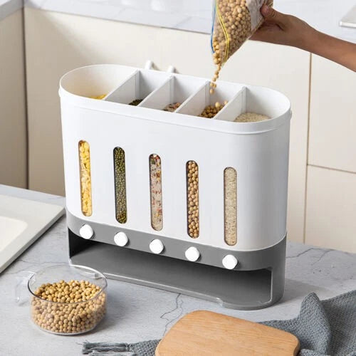 Kitchen Cereal Containers Storage Dry Food Containers Wall Mounted Dispenser