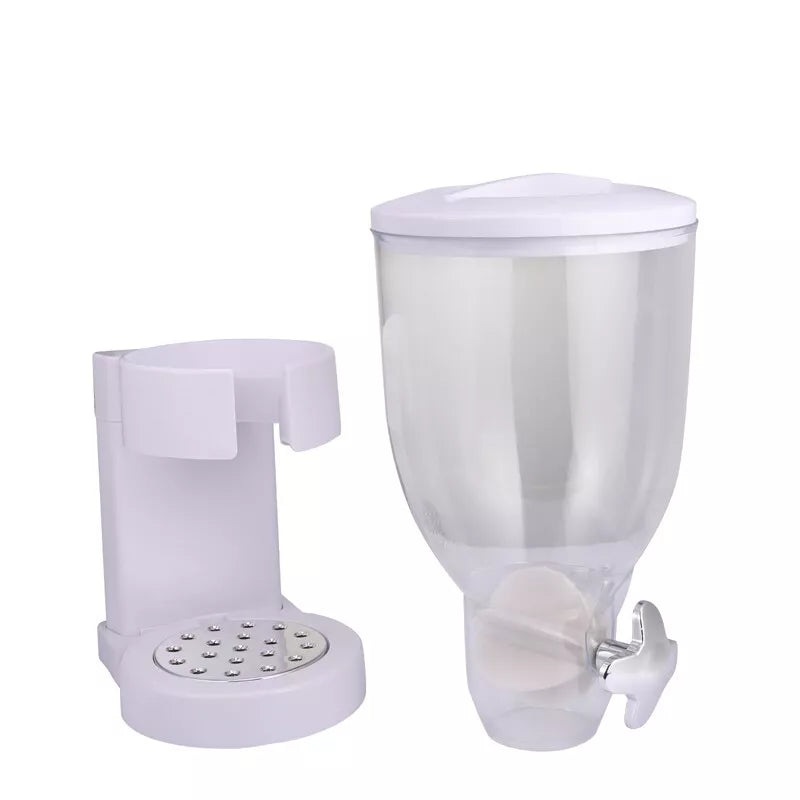 Home Cereal Dispenser Dry Food Airtight Storage Container Dual Control Machine