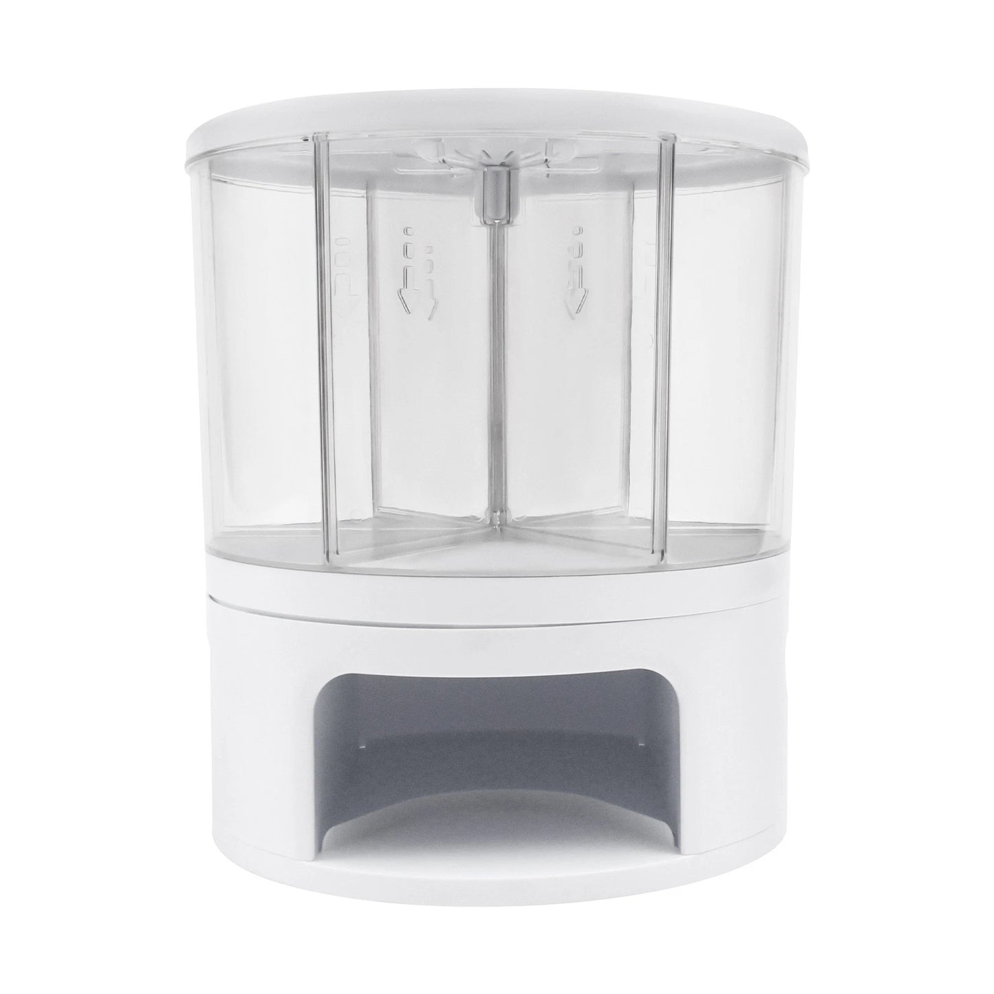 Kitchen Rotatable Rice Grain Dry Food Container 11kg Cereal Storage Dispenser