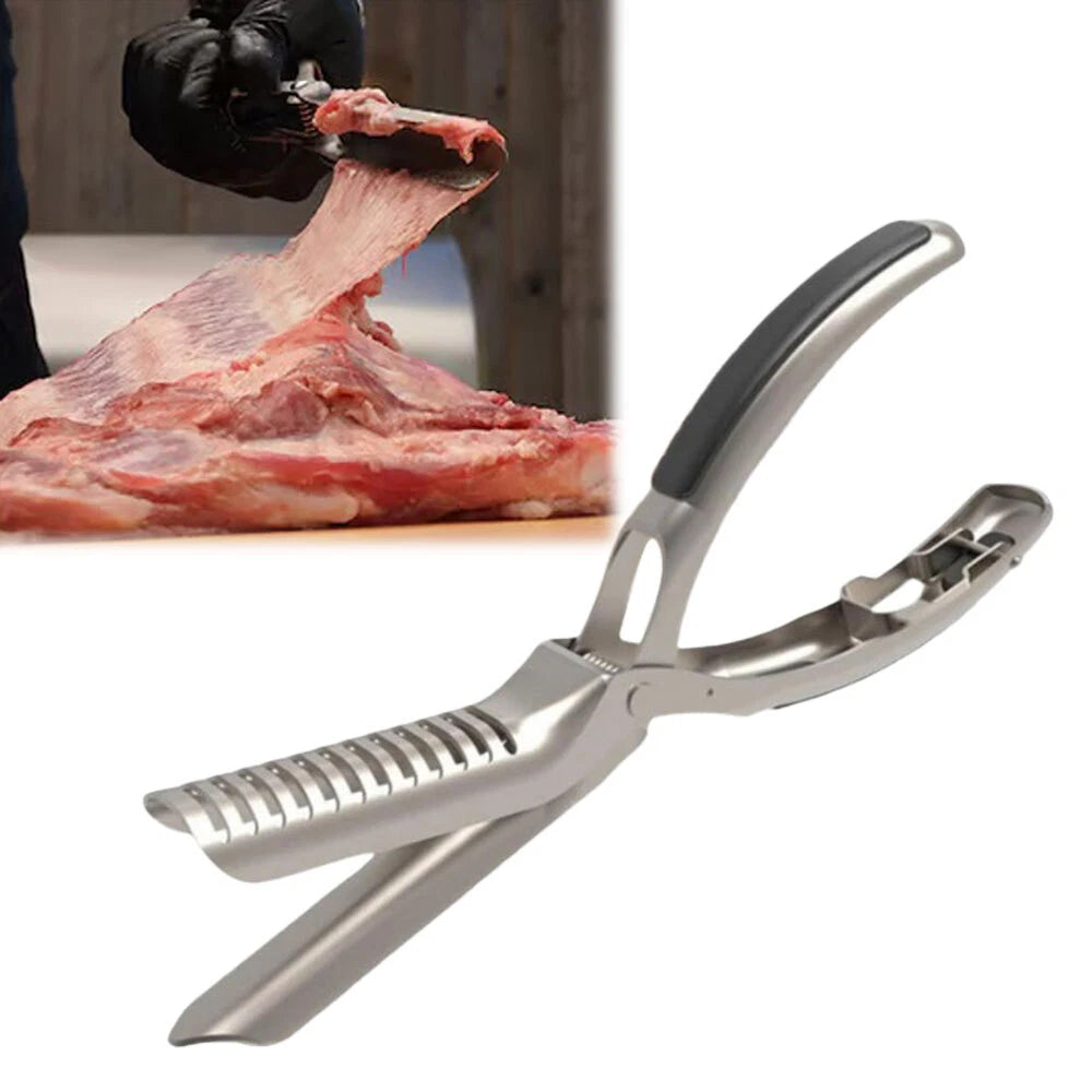 Rib Membrane Remover Stainless Steel Tool Kit,The Ultimate Rib Prep Tool