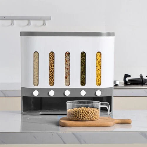 Kitchen Cereal Containers Storage Dry Food Containers Wall Mounted Dispenser