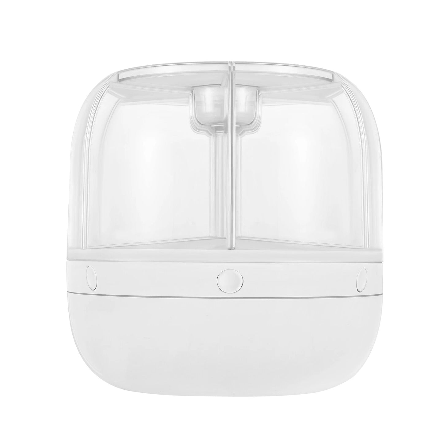 Rice Dispenser Dry Grain Food Storage Container Tank 6-Grid Rotating for Kitchen