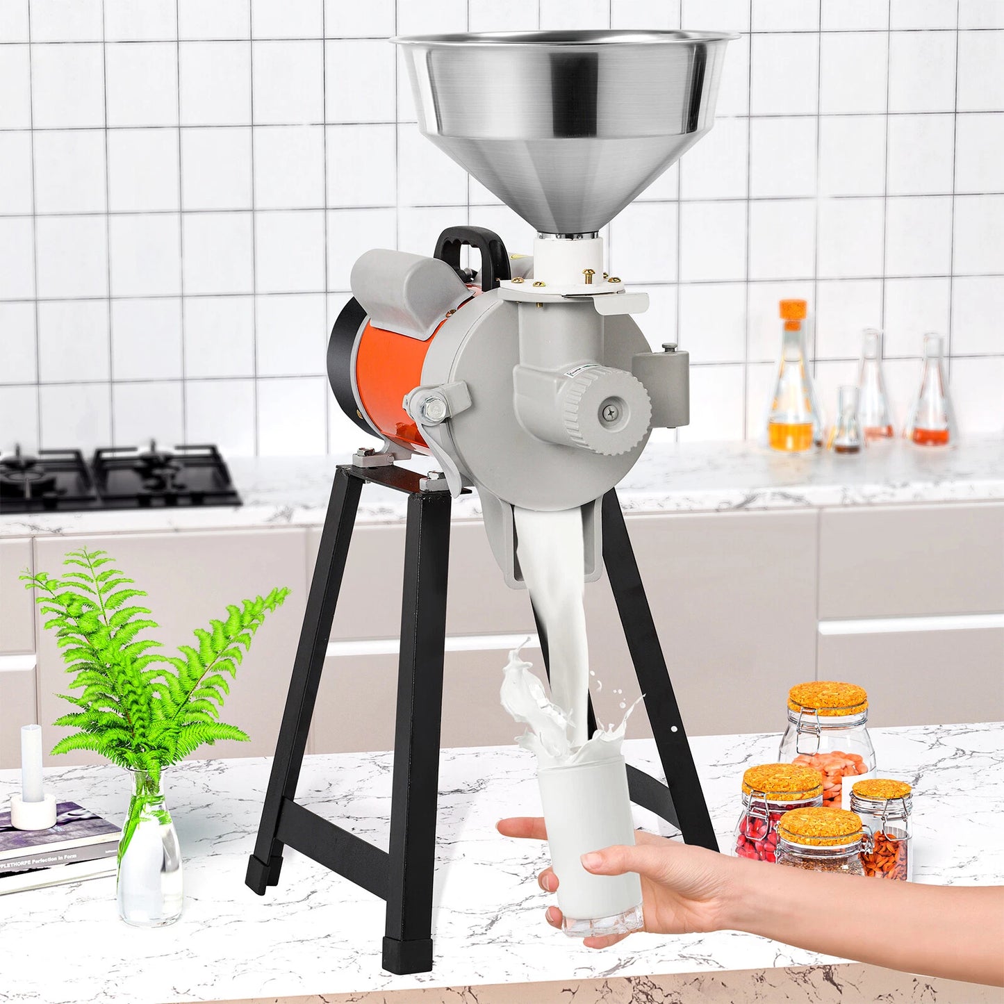 110V 1500W Electric Peanut Butter Machine Grinder Household Nut Maker Grinding - Picture 12 of 13
