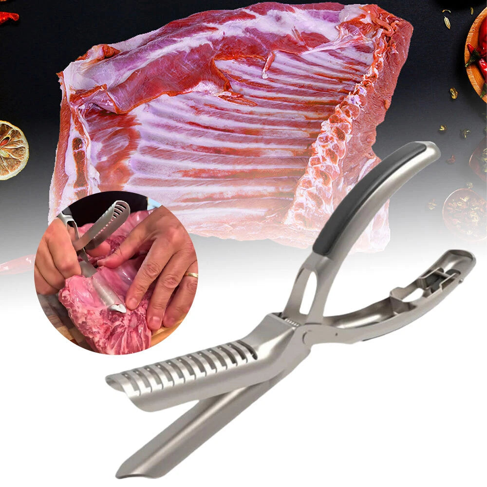 Rib Membrane Remover Stainless Steel Tool Kit,The Ultimate Rib Prep Tool