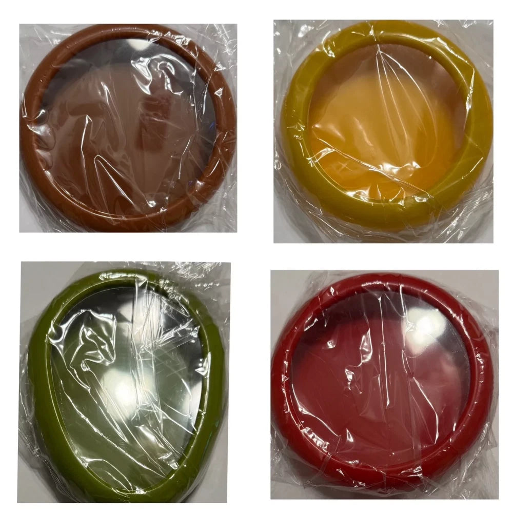 4PCS Fruit And Vegetable Food Fresh-Keeping Box Silicone Reusable Storage Box A+