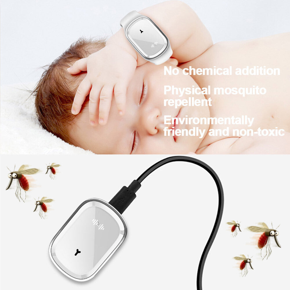 Ultrasonic Anti Mosquito Insect Pest Bugs Repellent Bracelet Repeller Wrist USA