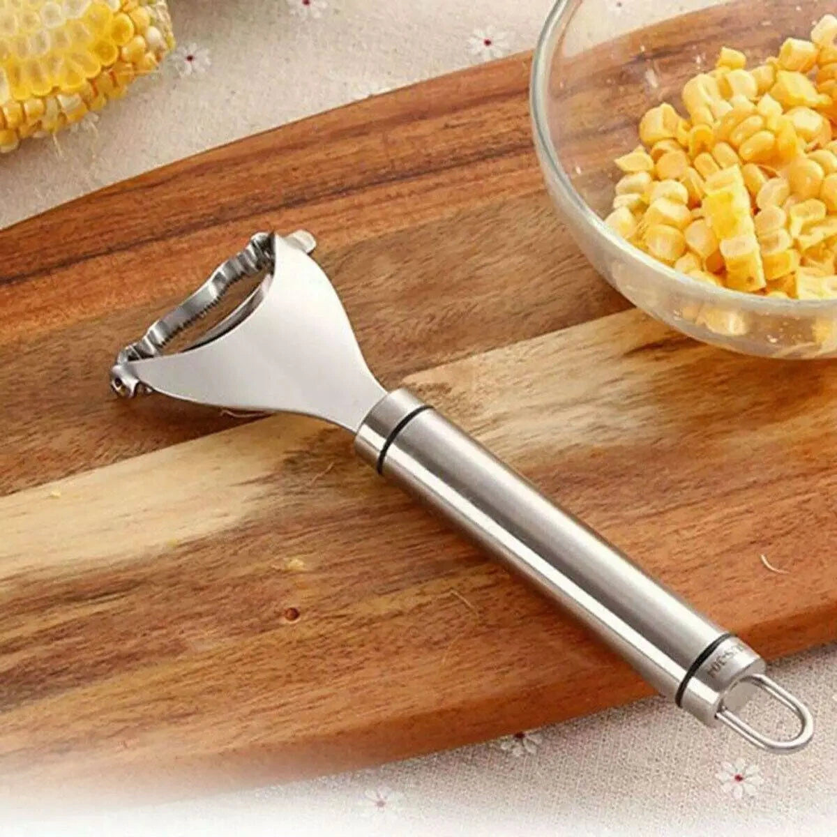 Corn Peeler Stainless Steel Cob Esquites Elote Thresher Stripper Remover Cutter