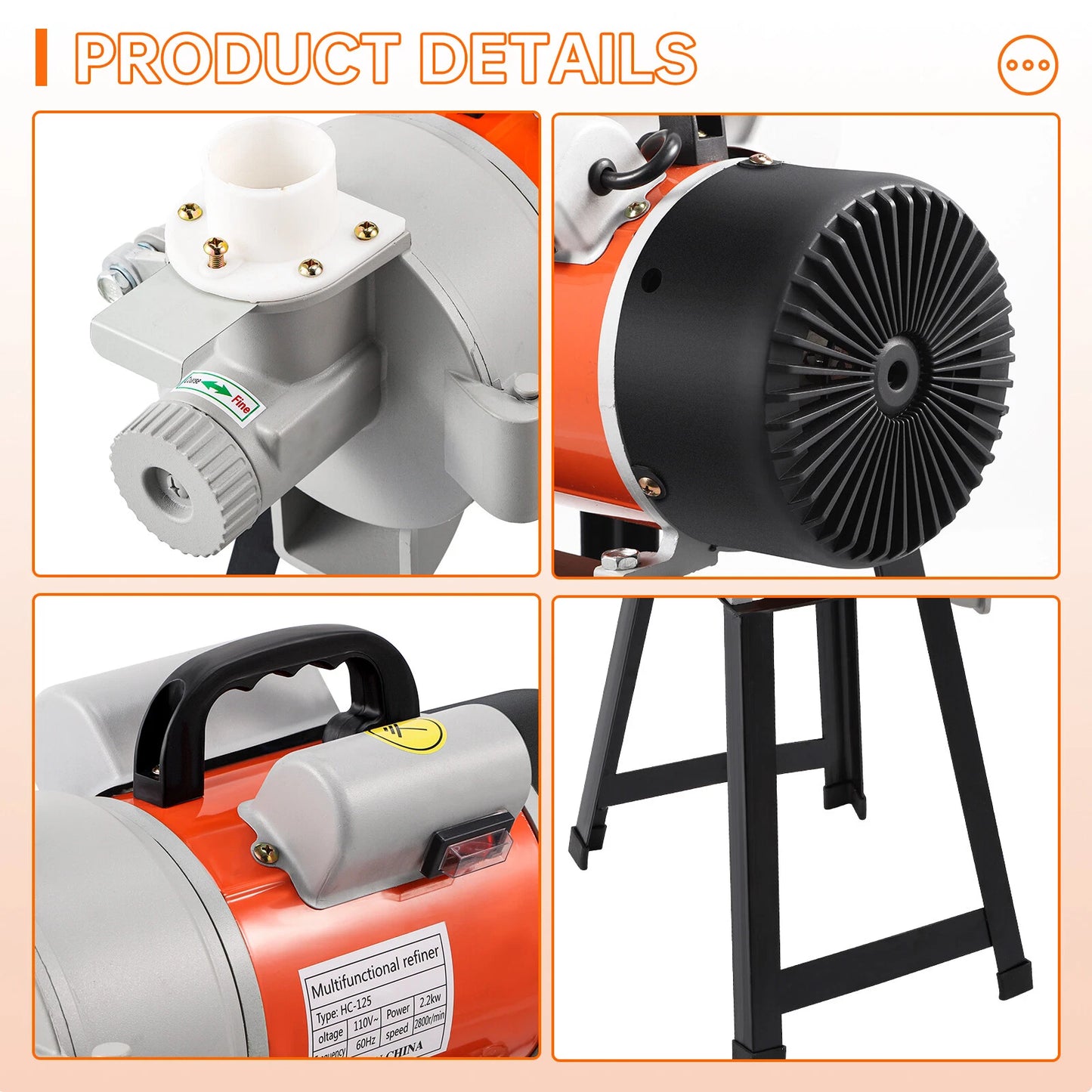 110V 1500W Electric Peanut Butter Machine Grinder Household Nut Maker Grinding - Picture 9 of 13