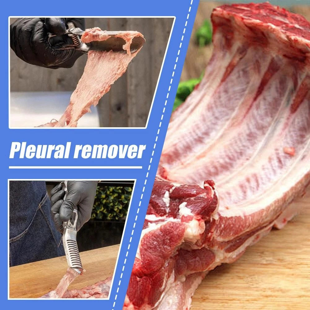 1/2Pcs Rib Membrane Remover Stainless Steel Tool Kit For Easy Membrane Removal