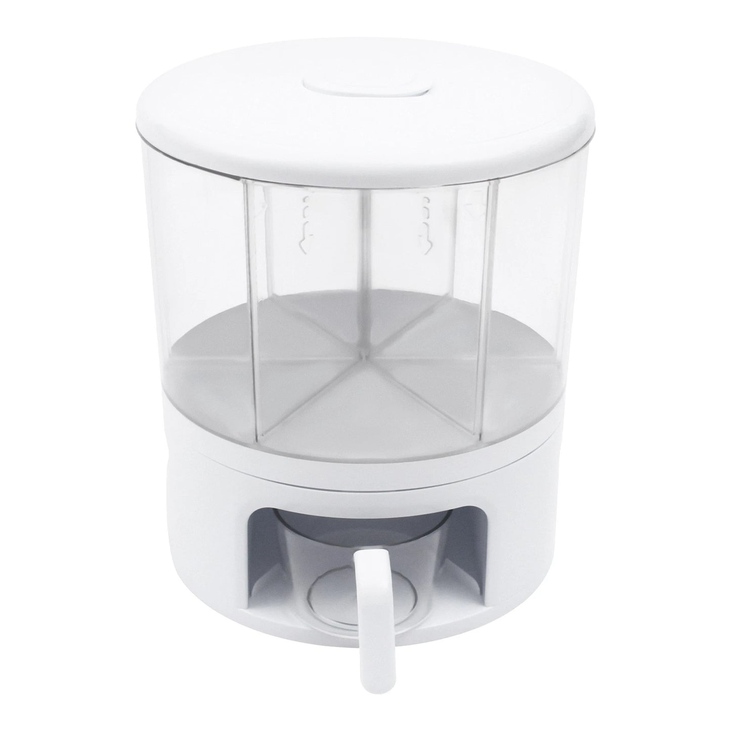 Kitchen Rotatable Rice Grain Dry Food Container 11kg Cereal Storage Dispenser