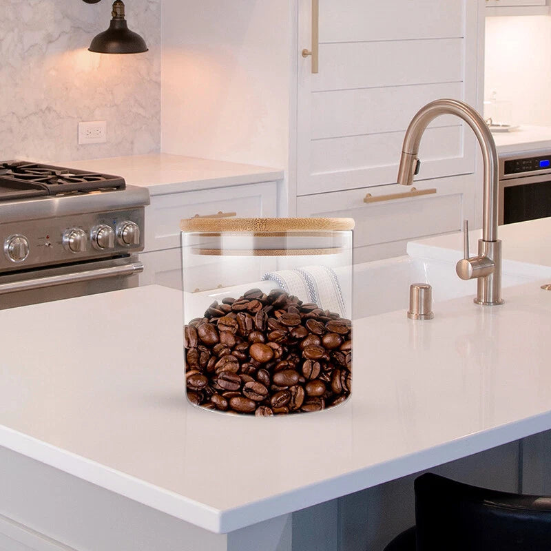 Home Cereal Dispenser Dry Food Airtight Storage Container Dual Control Machine