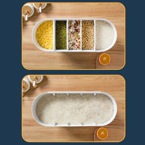 Kitchen Cereal Containers Storage Dry Food Containers Wall Mounted Dispenser