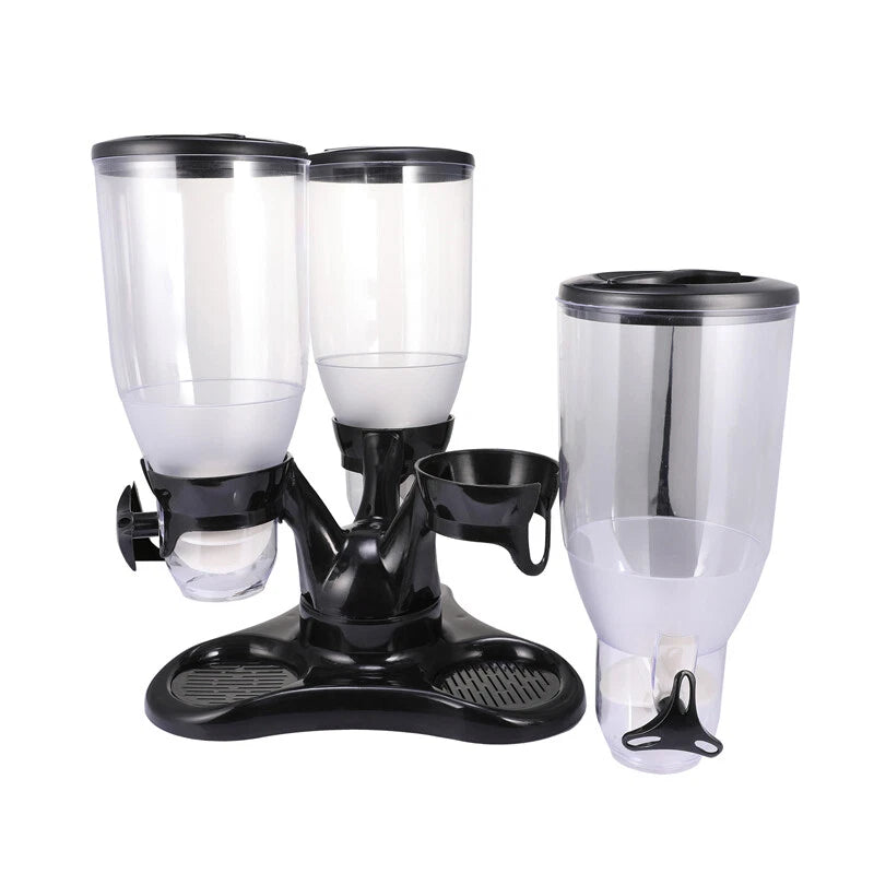 Home Cereal Dispenser Dry Food Airtight Storage Container Dual Control Machine