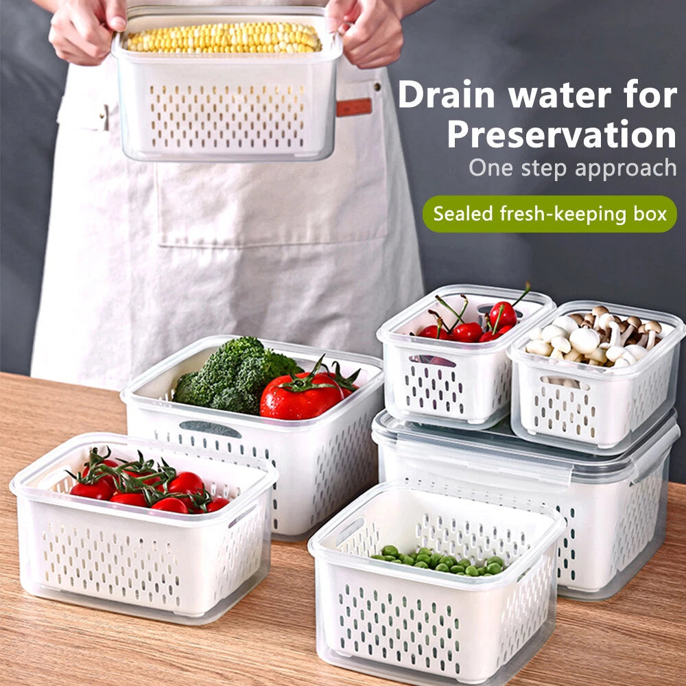 6-18Pcs Kitchen Plastic Food Containers with Storage Lids Meal Prep Airtight