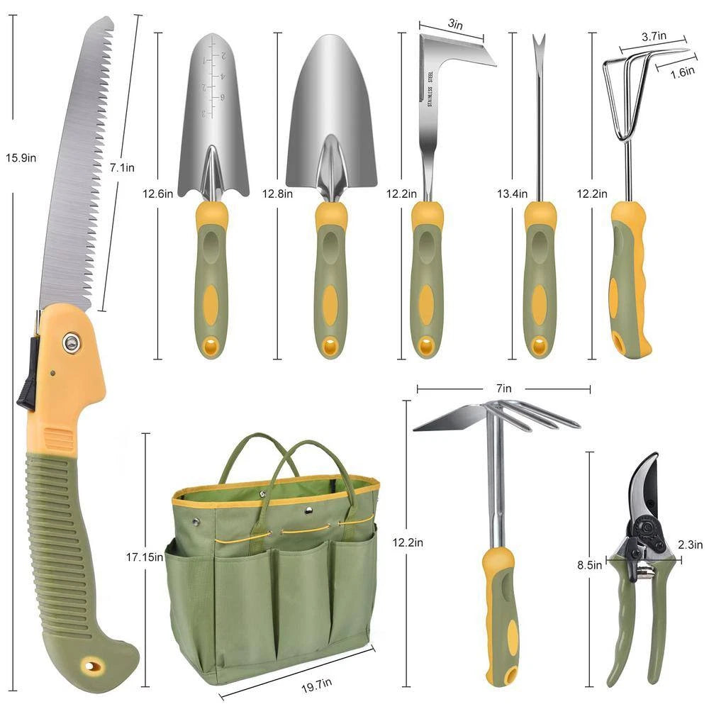 9-Piece Garden Tool Set