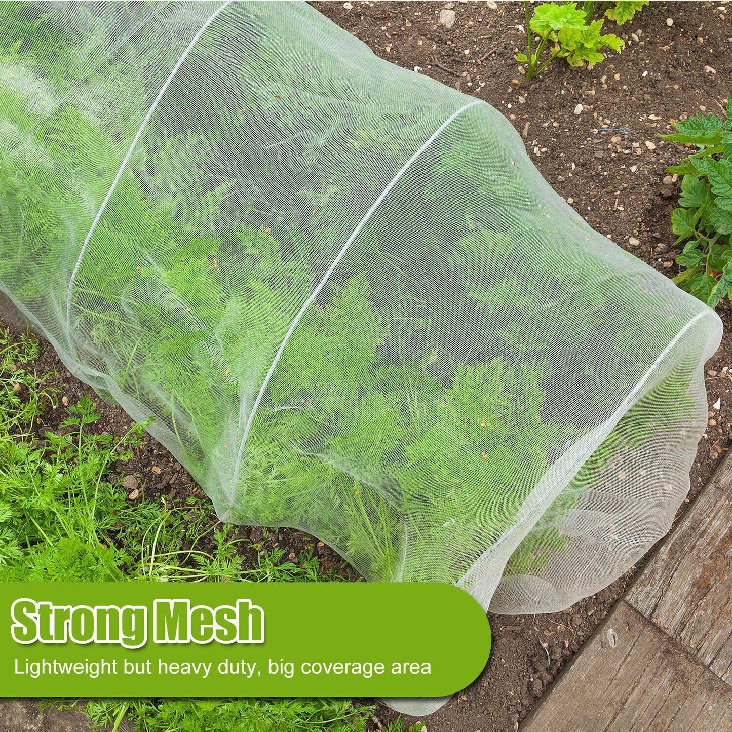 33~150ft Mosquito Garden Bug Insect Netting Barrier Bird Net Plant Protect Mesh