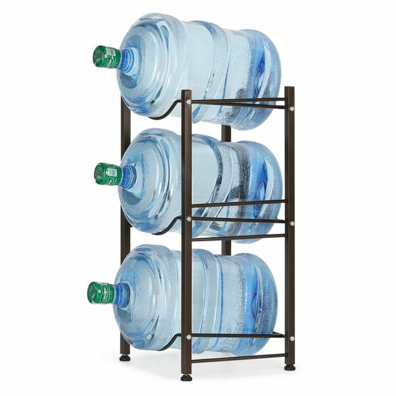 3/4/5 Tier Water Jug Holder 5 Gallon Water Bottle Holder Storage Rack Shelves