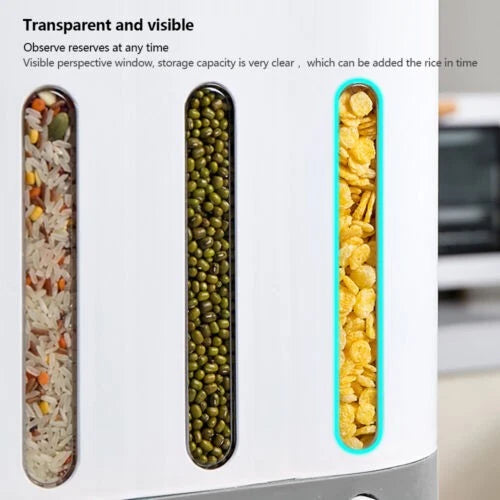 Kitchen Cereal Containers Storage Dry Food Containers Wall Mounted Dispenser