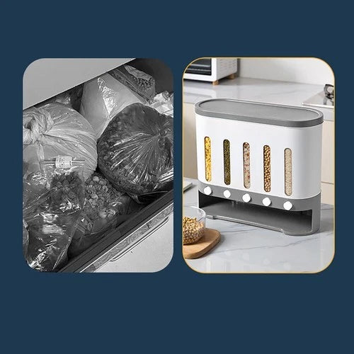 Kitchen Cereal Containers Storage Dry Food Containers Wall Mounted Dispenser