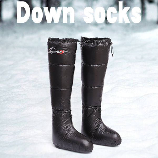 Camping Down Socks Kamperbox Sleeping Bag Down Boots