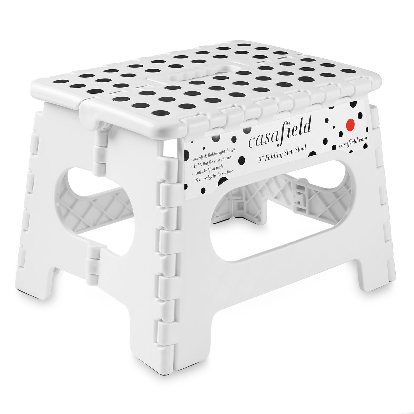 Collapsible Folding Plastic Kitchen Step Foot Stools with Handle