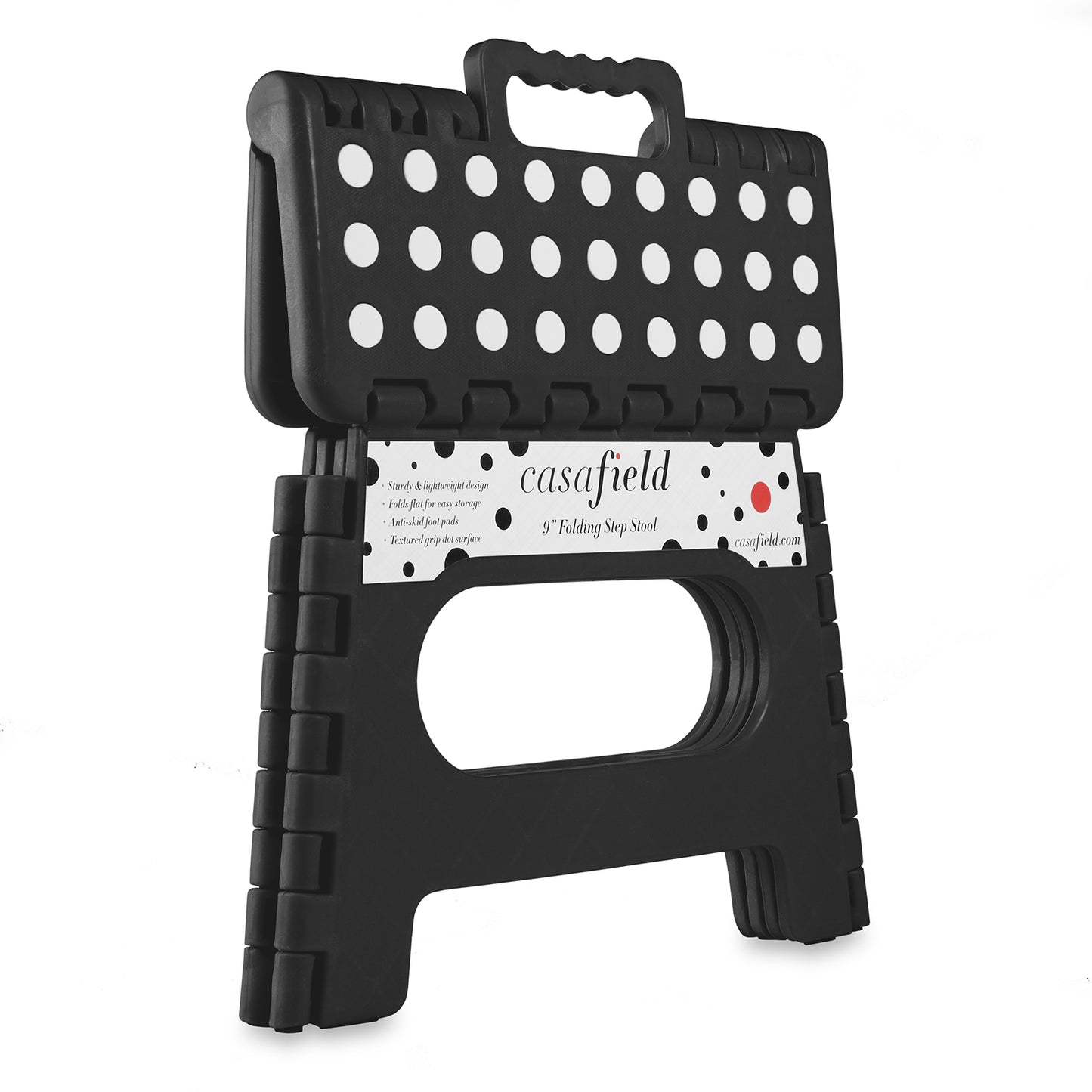 Collapsible Folding Plastic Kitchen Step Foot Stools with Handle