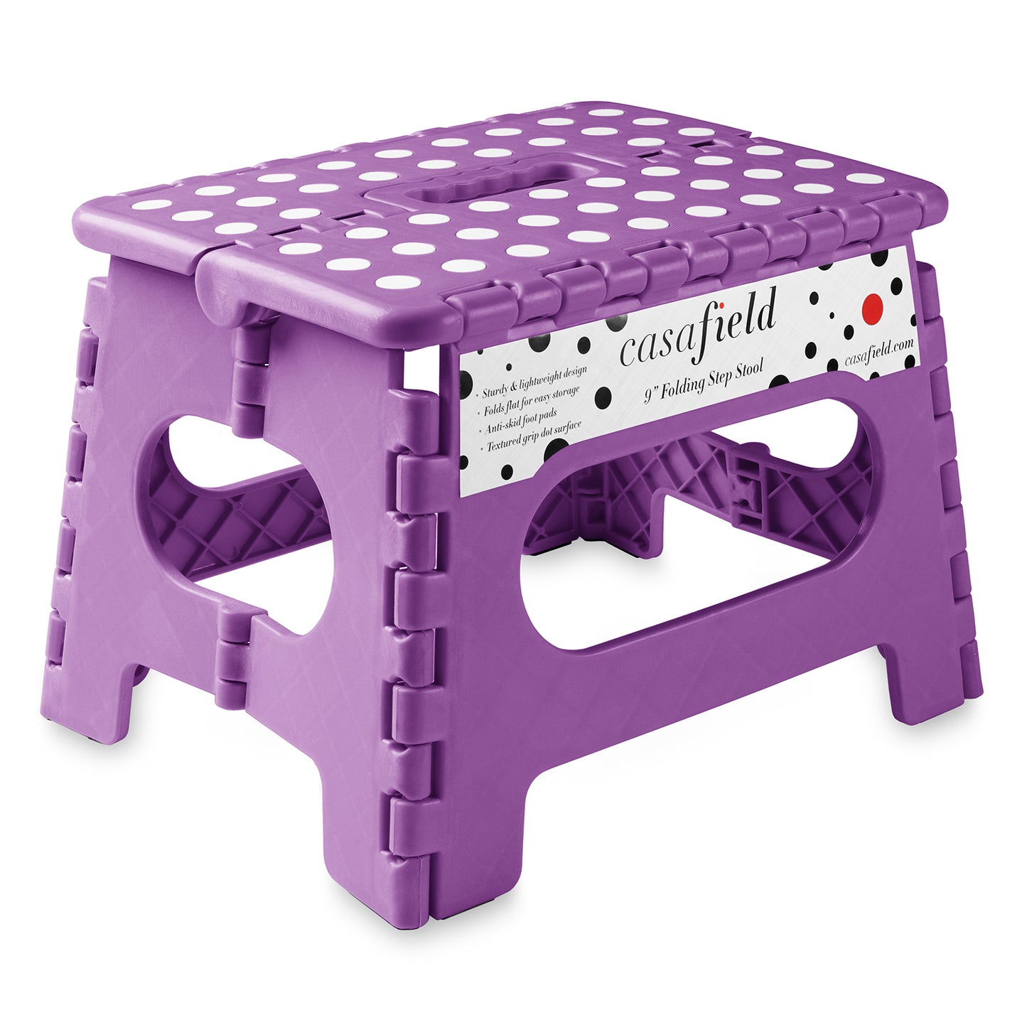 Collapsible Folding Plastic Kitchen Step Foot Stools with Handle