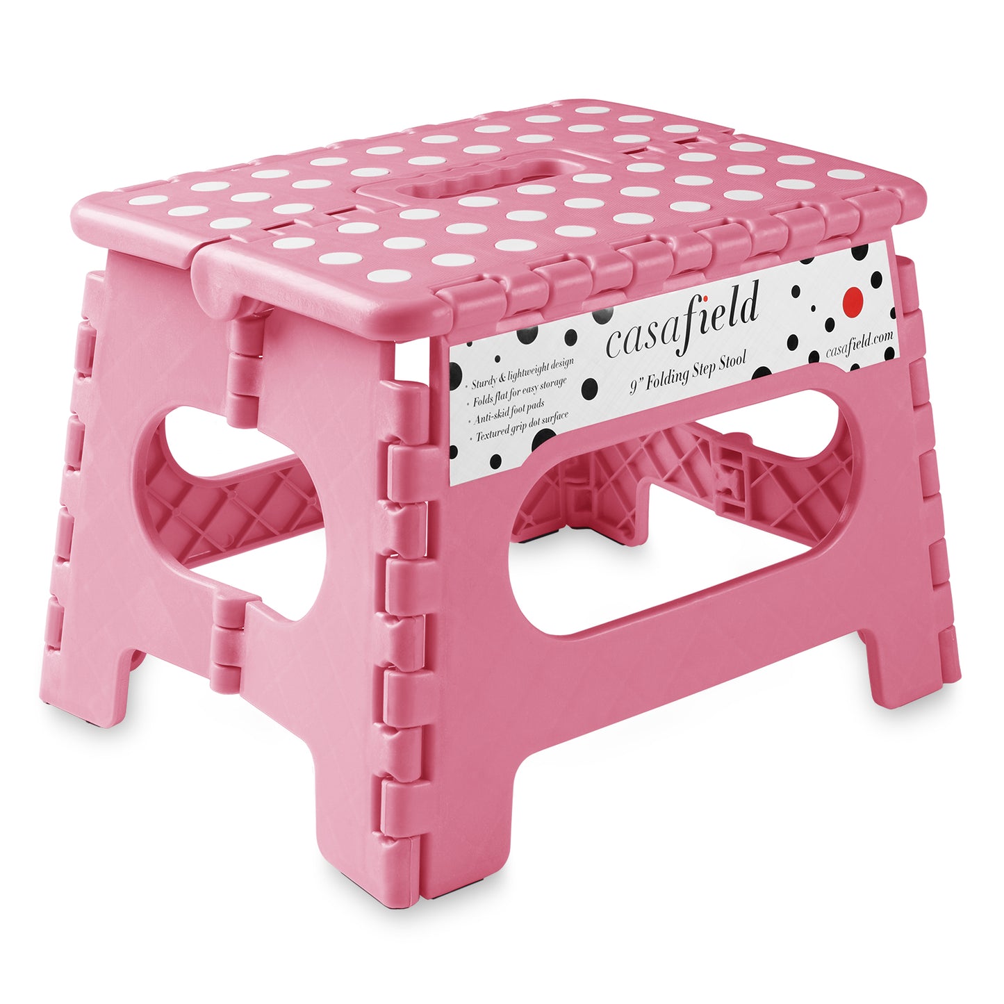 Collapsible Folding Plastic Kitchen Step Foot Stools with Handle
