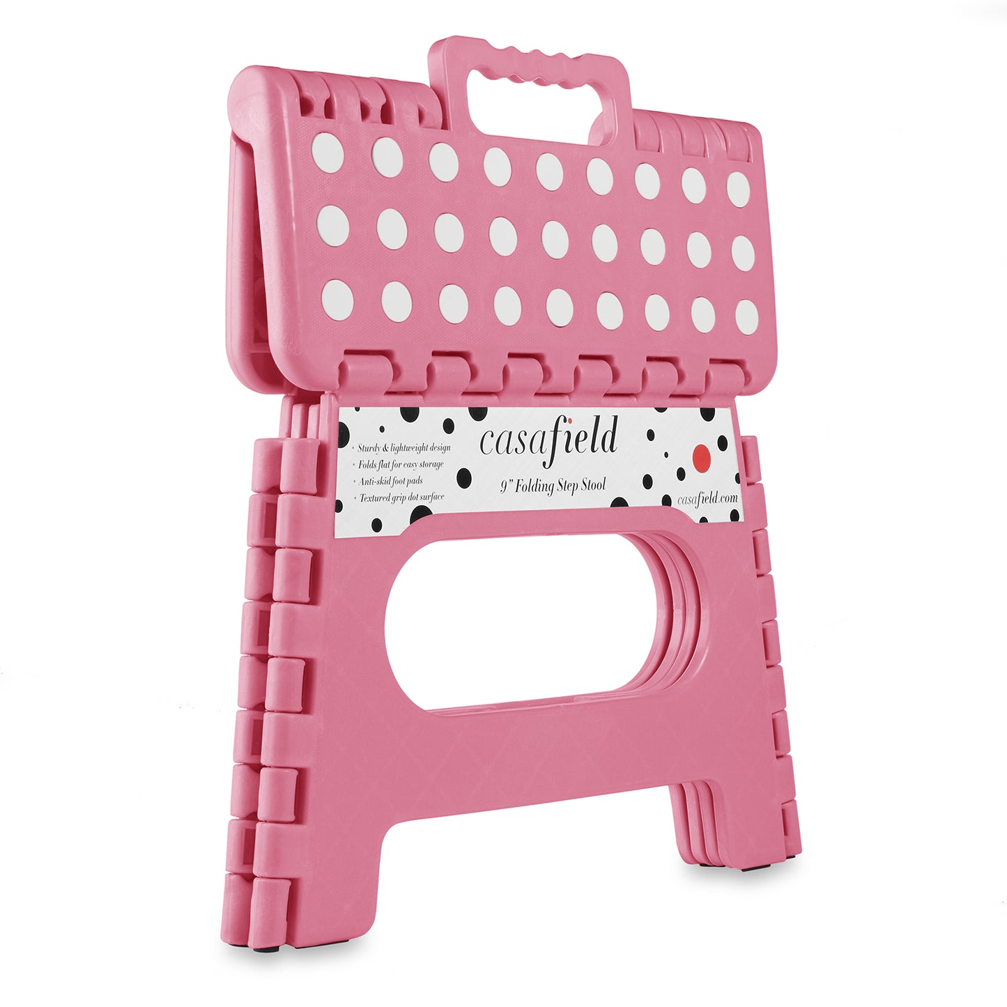 Collapsible Folding Plastic Kitchen Step Foot Stools with Handle