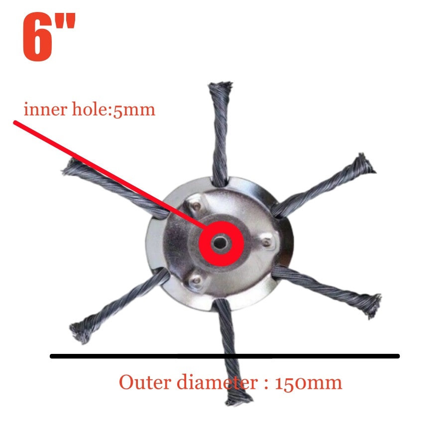 Lawn Mower Steel Wire Grass Trimmer Head Brush Cutter Weed Eater Trimmer Head