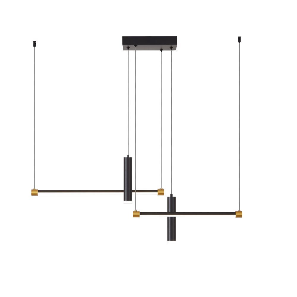 Javeriah 4 - Light Dimmable Kitchen Island Linear LED Pendant No Bulb